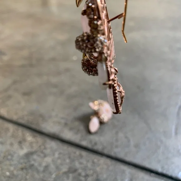 Vivienne Westwood INSANE Rare Claw Series Swarovski Crystal and Stone Earrings - Picture 4 of 11